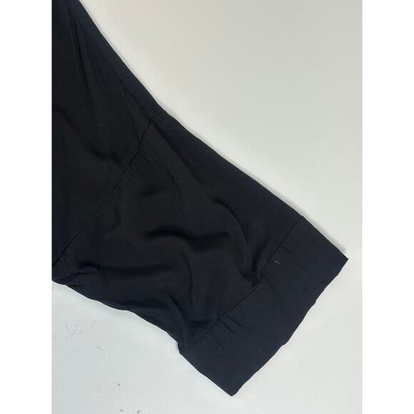 L Space Black Swimsuit Cover Up Mini Dress Elastic Waist Beach Vacay Travel XS - Picture 4 of 9